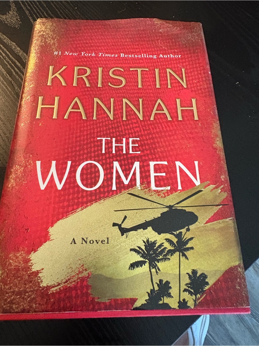 Kristin Hannah "The Women" Hardcover Novel - Red & Gold Cover